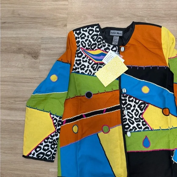 Vintage Indigo Moon Art to Wear Jacket NWT - Picture 3 of 6